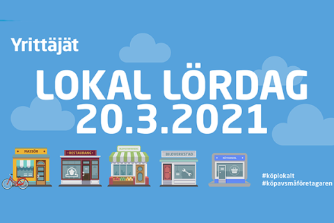 Lokal Lördag 20.3.2021, bild från yrittäjät.fi